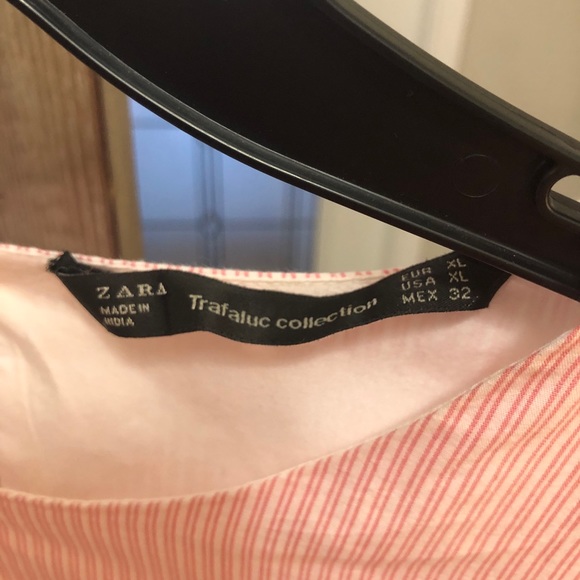 Zara Pinstrip Pink Romper - Picture 6 of 8